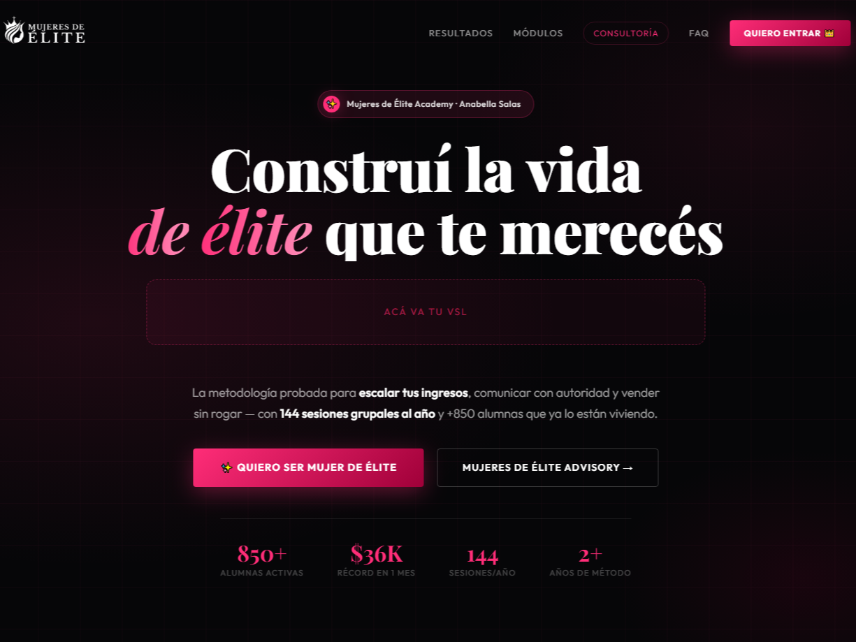 Mujeres de Elite